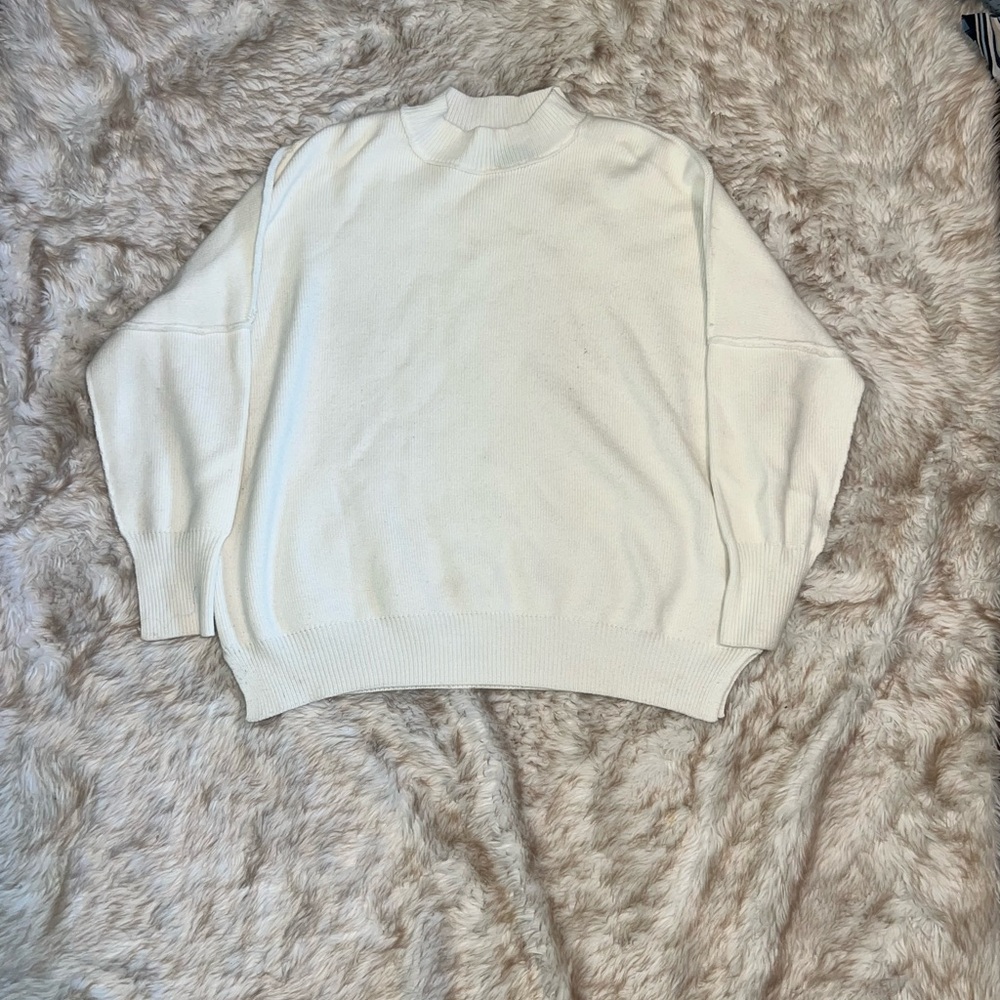 Cozy White Sweater